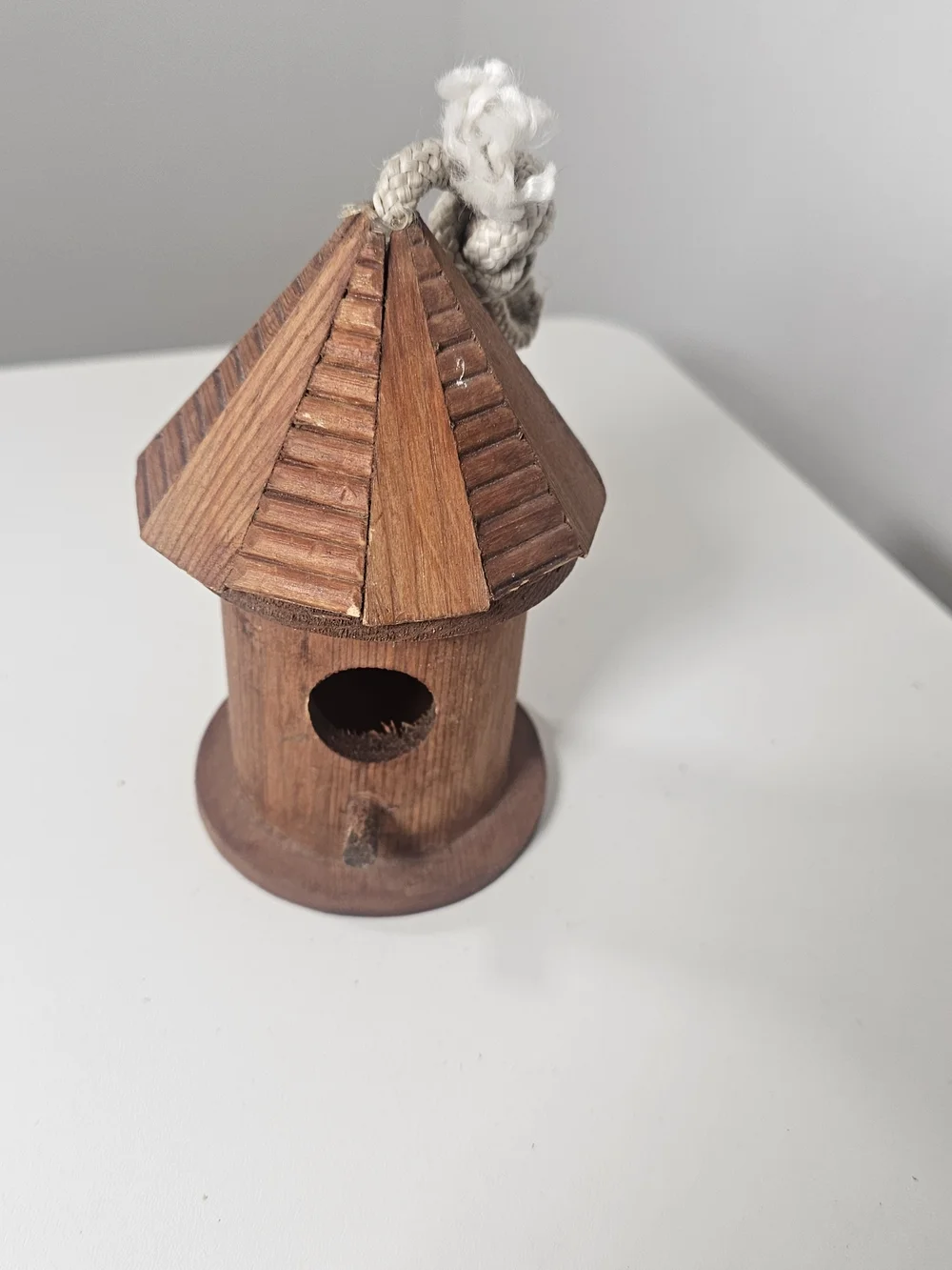 Miniature Outdoor Amish Style Wooden Birdhouse